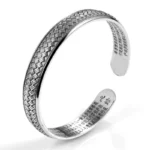 kf-S167958ccd44a4a5b8e794d54928ab90aY-ANENJERY-Wave-Pattern-Cuff-Bracelets-Bangles-For-Men-Retro-Handmade-Thai-Silver-Jewelry