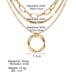 kf-S4e1e3c05b8ad4b47a34b38928809558eQ-IPARAM-Gold-Color-Multi-Layered-Chains-Necklace-for-Women-Girls-Circle-Pendant-Vintage-Necklaces-Fashion-Jewelry