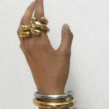 Contour Ring and Cuff Set for Women