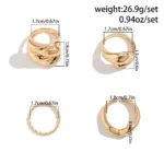 kf-Sf011a8c442be4f64b8a2f0501d9ebe3cs-IngeSight-Z-4Pcs-Punk-Adjustable-Open-Gold-Color-Ring-Fashion-Smooth-Metal-Ring-Set-Women-s