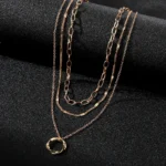 kf-S4e1e3c05b8ad4b47a34b38928809558eQ-IPARAM-Gold-Color-Multi-Layered-Chains-Necklace-for-Women-Girls-Circle-Pendant-Vintage-Necklaces-Fashion-Jewelry