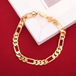 kf-Sf34d8523c94640208494f03f1f3e4fa25-wholesale-Hot-Fine-18K-gold-8MM-geometry-bracelets-neckalce-jewelry-sets-for-women-men-fashion-gifts