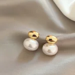 kf-S6453addef0b14e8a818dbb9c47ffc5bdJ-2023-New-French-Elegant-Gold-Color-Bean-Spliced-Flat-Pearl-Earrings-for-Korean-Fashion-Jewelry-Party