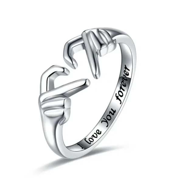 Romantic Heart Hug Ring