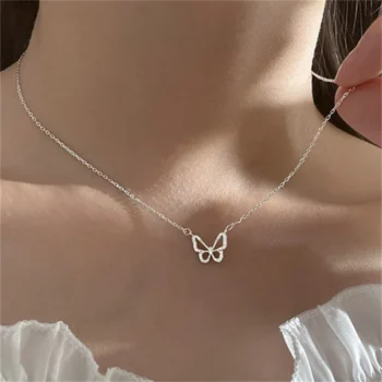 Elegant Crystal Butterfly Necklace for Women | Jewelry Sale