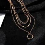 kf-S4e1e3c05b8ad4b47a34b38928809558eQ-IPARAM-Gold-Color-Multi-Layered-Chains-Necklace-for-Women-Girls-Circle-Pendant-Vintage-Necklaces-Fashion-Jewelry