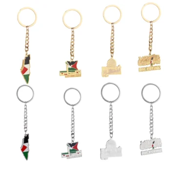 Al-Aqsa Mosque Map Keychain